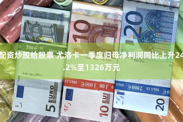 配资炒股给股票 尤洛卡一季度归母净利润同比上升24.2%至1326万元