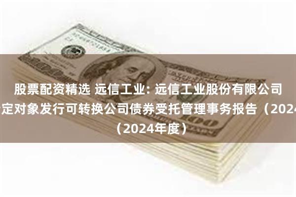 股票配资精选 远信工业: 远信工业股份有限公司向不特定对象发行可转换公司债券受托管理事务报告(2024年度)